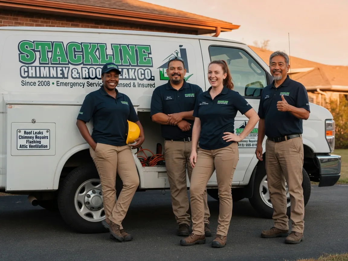 Chimney flashing repair company in Colmesneil, TX